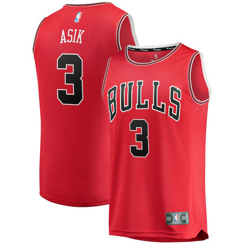 maglia chicago bulls 2018-2019 Omer Asik 3 rosso